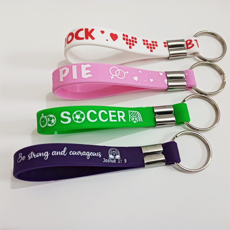 Silicone Wristband Key Holders